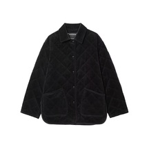 Kadınlar İçin Rahat, Bol Kesimli, Kadife Uzun Kollu Ceket Siyah