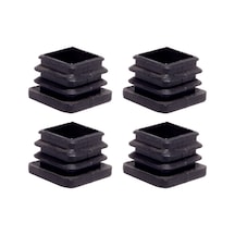 30X30 Mm Plastik Kare Içe Geçme Profil Tapası Kutu 4 Adet