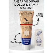 Bal Meşe Renk Ahşap Ve Duvar İçin Tamir Macunu Kullanıma Hazır 200 Gr Mobilya Dolgu Çatlak Giderici Çizik Kapatıcı Parke Sehpa Kapı Ahşap Merdiven Parke Çizik Giderme Macunu Ahşap Tamirat Dolgusu Bal Meşe Bal Meşe
