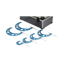 Dasqua 0-150mm 6 Parça Mekanik Mikrometre Seti 0.01mm 4111-8215a