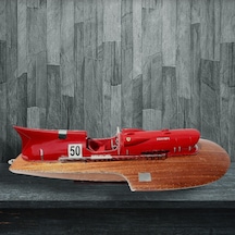 Ferrari Hydroplane Sürat Teknesi Model Yat Gemi 90cm