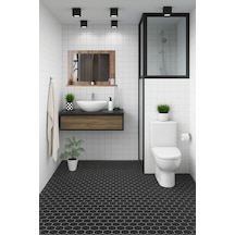 Yakut Stil 60x45 Atlantik Çam Raflı Banyo Aynası Kahverengi