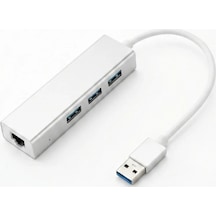 Kompakt Gigabit Ethernet Çevirici 3 Port Usb 3.0 Macbook