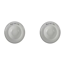 Porland Hope Çukur Tabak 26cm 2'li Çok Renkli