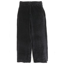 Dobakids Wide Leg Siyah Renk Kız Çocuk Bol Paça Kadife Pantolon 2018 Siyah
