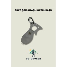 Crkt Çok Amaçlı Metal Kaşık Metal