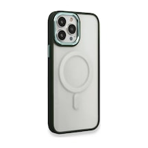 Apple  Uyumlu  iPhone 14 Pro Max Kılıf Room Magneticsafe Silikon Köknar Yeşili