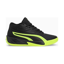 Puma Court Pro Erkek Basketbol Ayakkabısı Profoam Yastıklamalı Nefes Alabilir Performans Ayakkabısı Siyah/yeşil