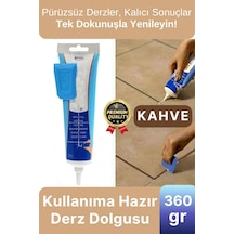 Profesyonel Kolay Kullanıma Hazır Zemin Duvar Onarma Gaga Uçlu Tüp Fayans Arası Derz Dolgu Kahve