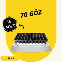 Fidelik Viyol 15 Adet 70 Göz Fide Viyolü Fide Altlığı Tohum Yetiştirme Kabı