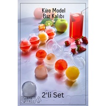 4'lü Küre Buz Kalıbı / 2'li Set