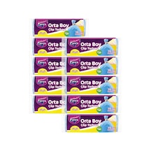 Güçlü Çöp Torbası Orta Boy 15'li 55 X 60 Cm 10 Paket