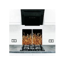 2' Li 40X52 CM Taneler Desenli Cam Kesim Tablası ve Ocak Koruma