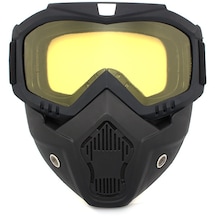 Tcherchi Ayrılabilir Yüz Maskesi Motosiklet Kaskı