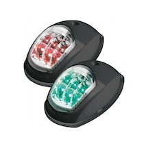 Siyah 12V Led Iskele Sancak Polikarbonat Seyir Feneri