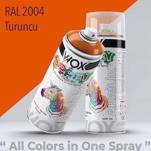 Wox Akrilik Sprey Boya, Ral 2004 Turuncu 400 Ml.