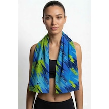 Sports Dijital Baskılı 50x100 Cm Spor Havlusu Sport1 Mavi