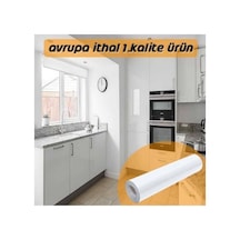 Dolap Kaplama Folyosu Parlak Beyaz Lake Görünüm Kendinden Yapışkanlı 50cm X 5mt G