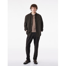 Koton Slim Fit Normal Bel Cepli Kumaş Pantolon Kahverengi 6sam40003hk Kahve
