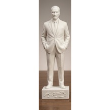 Gazi Mustafa Kemal Özel Tasarım 15 Cm Atatürk Büstü Masaüstü Sergileme İçin Hediyelik