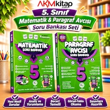 Av Yayınları 5. Sınıf Matematik Ve Paragraf Soru Bankası Seti 2 Kitap