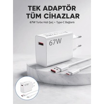 Lb 67 Watt Güvenli Hızlı Şarj Adaptörü Samsung M31 M33 M51 Uyumlu Yeni Nesil