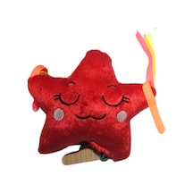 Peluş Yıldız Kedi Oyuncağı Kırmızı
