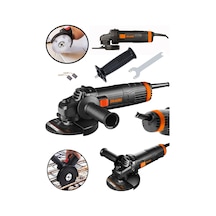 Dragro DRG-tşlm58 Siyah 4000 W Metal Şanzıman Bakır Sargılı Avuç Içi Taşlama Demir Metal Kesme Makinesi 125 MM