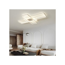 Beyaz 100x80cm Dikdörtgen 4000k Gün Işığı Led Tavan Lambası