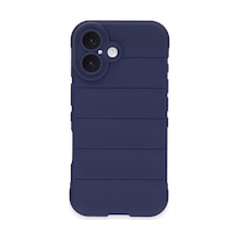Newface Apple Uyumlu iPhone 16 Plus Kılıf Optimum Silikon - Lacivert Lacivert