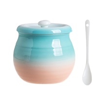 Suntek Mutfak Teneke Kutu 680ml Multiuse Seramik Yeşil