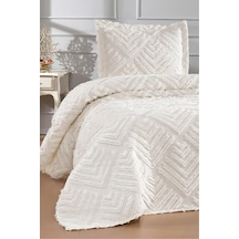 Tek Kişilik Yatak Örtüsü 180 X 260 Cm Valonlu Model 1 Adet 50 X 70 Yastık Kılıfı Çok Renkli