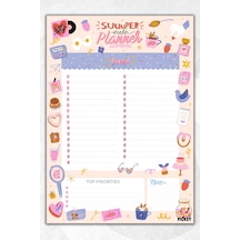 Haftalık Planlayıcı - A4 Ebat Yapılacaklar - 30 Yaprak - Weekly Planner Diğer