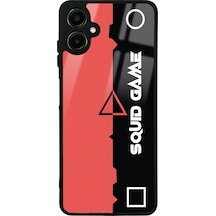 Samsung Uyumlu A06 Squid Game Tasarımlı Glossy Telefon Kılıfı Çok Renkli