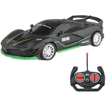 Ww Uzaktan Kumanda Spor Araba Çocuk Elektrikli Oyuncak Araba Şarj Edilebilir Araba Yarışı Dört Yönlü Model - Siyah