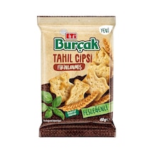 Eti Burçak Tahıl Cipsi 40g Fesleğen - Tam Buğday Unlu Sağlıklı Atıştırmalık 3'li Ekonomik Paket Avan