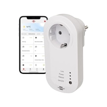 Brennenstuhl Wifi Özellikli Zaman Ayarlı Ses Kontrollü Akıllı Priz, Standart