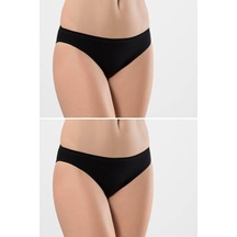 Türen Kadın Likralı 2'li Pamuklu Bikini Külot 001