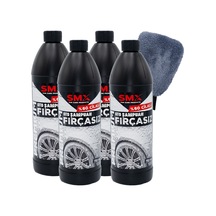 Premium %60 Cilalı Fırçasız Oto Şampuanı 4 Adet + Mikrofiber Oto Yıkama Eldiveni