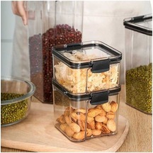 Pazly 1300 Ml Neme Dayanıklı Şeffaf Kavanoz Kapağı - Gıda Depolama Kavanozu Diğer