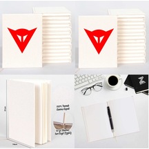 Dainese Red Logo Sevgili Çift Kanvas Defter Krem