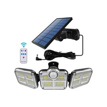 Zensaas41 Solar Panelli Uzaktan Kumandalı 122 Led Bahçe Aydınlatması Zensaa56
