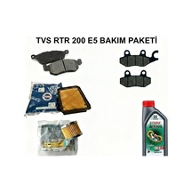 Tvs Rtr 200 E5 Performans Bakım Paketi Tamamı  Castrol 20 40 Bakım10