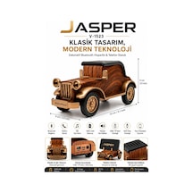 Jasper Jpr-1523 Dekoratif Bluetooth Hoparlör Telefon Standı Retro Klasik Araba Tasarım 3w 1200 Mah