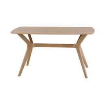 Dfy104 140x80 Mdf Mutfak Masası Modern Dikdörtgen Dekoratif Şık Yemek Masası 4-6 Kişilik Sabit Masa Koyu Ceviz