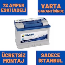 12V 74 Ah E11 74 Amper Varta Akü 680 Blue Dynamic