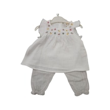 Babydoll 2li Takım Via Yeşil-ekru-12207 Açık Gri
