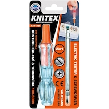 2in1 Düz - Yıldız Çıkar Tak Kontrol Kalemi - Tornavida 100-500v Go-53-vice 03361