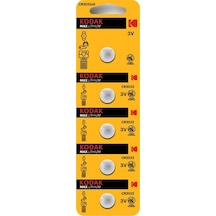 Kodak 5 Adet CR2032'lityum Para Pil