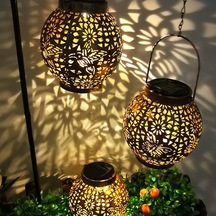 Pazly Veranda Çim Küresel İskelet Projeksiyon Lambası Metal Model L6343-3 Diğer Ürünler Diğer